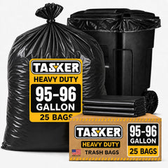 Tasker bolsa llena de hojas y ramas para movilidad eficiente