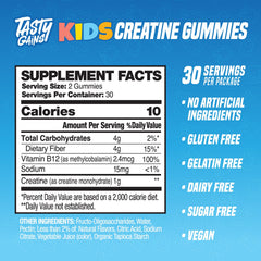 TASTY GAINS primer plano de textura de gomita y atractivo sabor