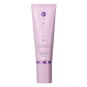 TATCHA botella frontal del protector con acabado elegante que transmite protección diaria
