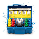 Taylor K-1005 front case showing organized kit for dependable pool testing