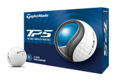 TaylorMade TP5 frontal del empaque mostrando la docena y marca, ideal para regalo