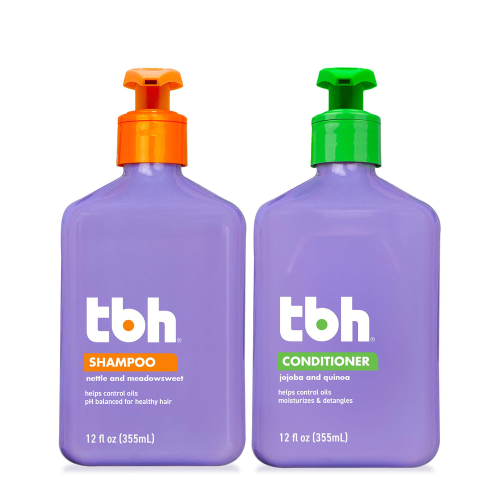 TBH set frontal del packaging mostrando botellas y beneficios visibles