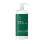 Tea Tree envase frontal mostrando tamaño de 1 litro y beneficio hidratación