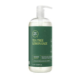 Tea Tree botella frontal 33.8 fl oz mostrando diseño y beneficio volumen