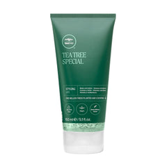 Tea Tree frasco frontal mostrando diseño y volumen del producto