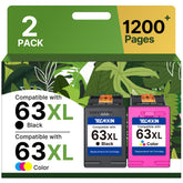 TECKKIN front packaging showing 63XL combo pack and clear compatibility benefits