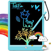 TEKFUN vista frontal de la tablet LCD mostrando pantalla de dibujo segura