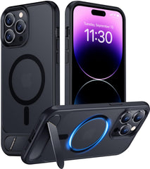 Temdan vista frontal de la funda para iPhone 14 Pro Max, protección elegante
