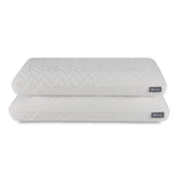 Tempur-Pedic pillow pack front view showing two pillows and brand comfort