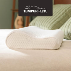 Tempur-Pedic side profile contour illustrating neck support and improved alignment