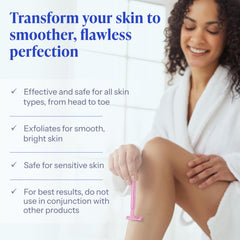 Frasco Tend Skin 16 oz junto a regla para comparar tamaño