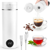 TENGIZUOHZ front view showing compact kettle and benefits for travel