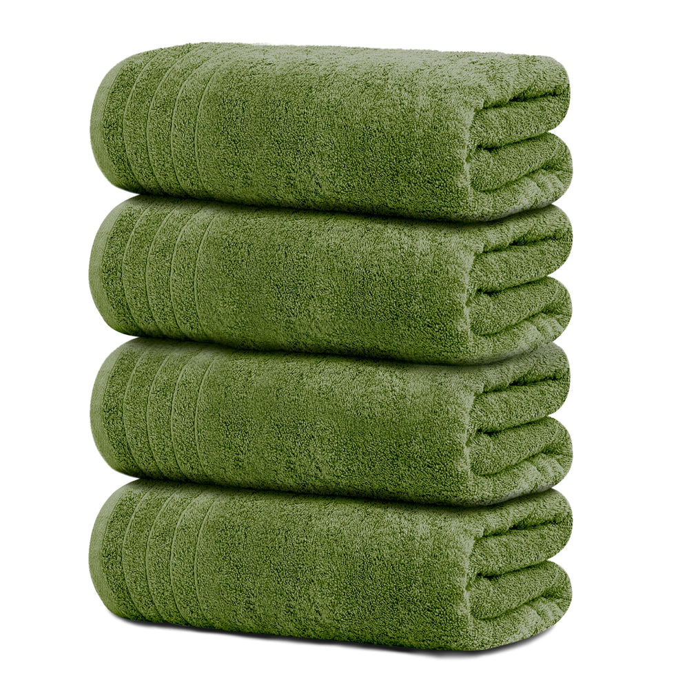 Tens Towels frente del paquete mostrando cuatro toallas verde, conveniencia inmediata