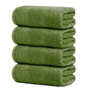 Tens Towels frente del paquete mostrando cuatro toallas verde, conveniencia inmediata