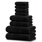 Tens Towels front packaging in black showing full 8-piece set and value