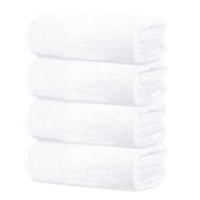 Tens Towels vista frontal del paquete mostrando tamaño y blanco limpio
