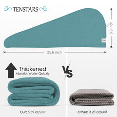TENSTARS primer plano textura de microfibra absorbente y suave