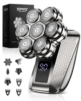 TEPOTZ front view showing satin gunmetal finish and ergonomic grip for comfortable control