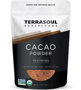 Terrasoul Superfoods front pouch showing organic label and benefits