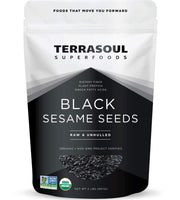 Terrasoul Superfoods saco frontal mostrando las semillas y la marca, ideal para almacenamiento