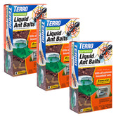 TERRO estación frontal del pack mostrando el cebo listo para usar y control efectivo