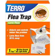Terro trampa frontal mostrando diseño y puerto de enchufe, seguridad interior