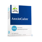 Terry Naturally AnxioCalm front bottle view showing product and clear labeling for quick identification and benefit
