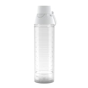 Tervis clear front view showing leakproof lid and ergonomic grip