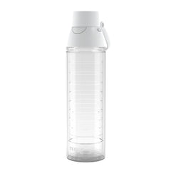 Tervis clear front view showing leakproof lid and ergonomic grip