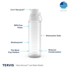 Tervis image of interchangeable chug and straw spouts for drinking options