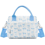 TESAFNG bolsa frontal en pana azul elegante y práctica