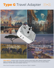 TESSAN detalle de puertos USB‑C PD 20W y USB‑A, carga rápida y múltiple