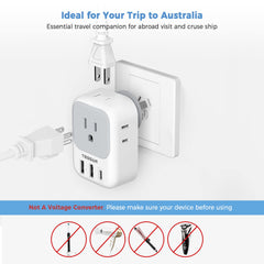 TESSAN primer plano del puerto USB-C PD 20W para carga rápida segura