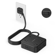 TESSAN front view showing full power strip and ports for organized charging