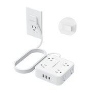 TESSAN front view showing all AC outlets and USB ports for convenient charging