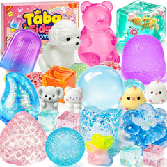 Tfanghao caja frontal con 25 squishies variados ideal como regalo