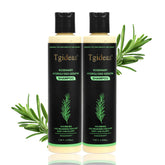 Tgideas front packaging showing shampoo bottle and 2-pack convenience