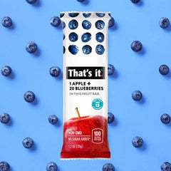 That’s it. bar inside a child’s lunchbox offering a healthy fruit option