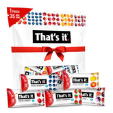 That's it. front packaging showing 35-bar variety pack for pantry convenience