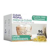 THE CLEAN PEOPLE front packaging showing recyclable box and quantity