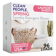 THE CLEAN PEOPLE front packaging showing recyclable box and product benefits