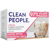 THE CLEAN PEOPLE empaque frontal mostrando 120 toallitas y beneficio ecológico