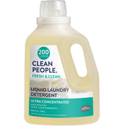 THE CLEAN PEOPLE botella frontal mostrando diseño reciclable y eficacia