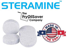THE FRYOILSAVER COMPANY solución Steramine azul listapara enjuague y desinfección segura