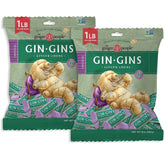 The Ginger People front packaging displaying two 1 lb bags and brand clarity