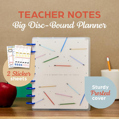 The Happy Planner tapa frosted protegiendo páginas con aspecto duradero
