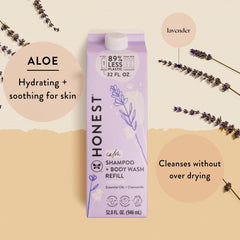The Honest Company textura de espuma suave demostrando limpieza y suavidad