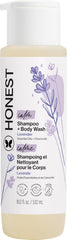 The Honest Company frente del envase Lavanda Calm, práctico ahorro familiar