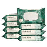 The Honest Company front packaging view showing Tropical Leaves design and count