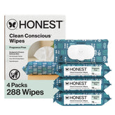 The Honest Company paquete frontal Balance Blues mostrando cantidad 288 y diseño claro